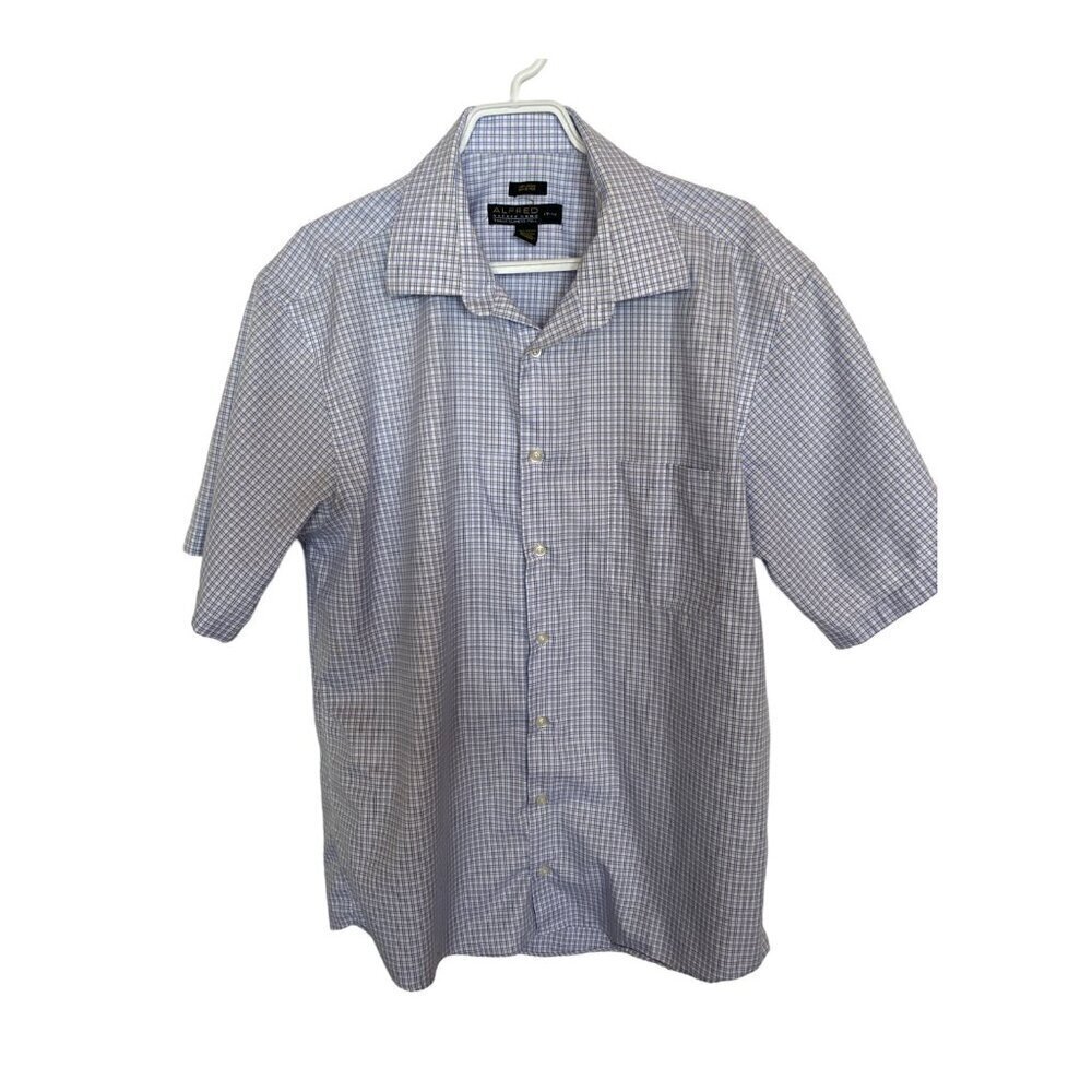 Men's Alfred Sung Short Sleeved Dress Shirt 17 1/2